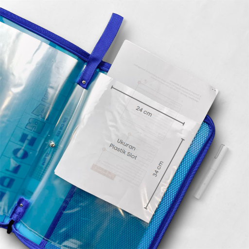 Zipper Clear Holder 555